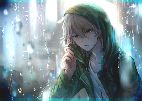 Aesthetic Rain Anime Boy