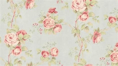 Faded Vintage Cabbage Rose Wallpaper Distressed French - Etsy | Vintage floral wallpapers ...