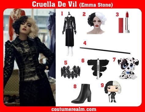 Emma Stone Cruella Costume 🖤🤍 | Hallowen Costume Guide