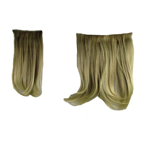 Hair Extensions Clip In 2 Piece Ken Paves Hairdo Sandy Blonde Fashion 16" | eBay