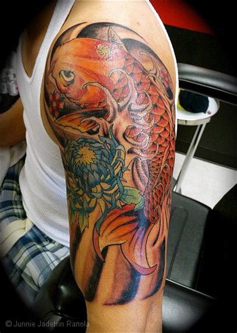 Koi fish tattoo designs for men | Koi Fish Tattoo