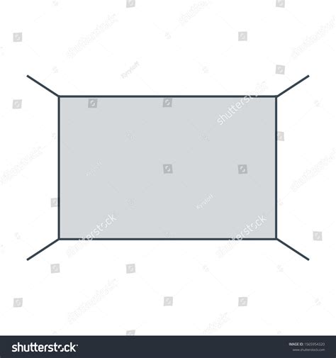 Empty Room Interior Design Stock Vector Stock Vector (Royalty Free ...