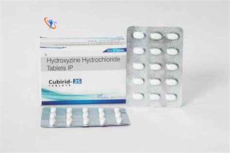 Hydroxyzine Hydrochloride 25mg Tablet at Best Price in Panchkula ...