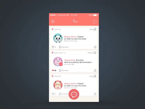 9-chat animation by xiewei74 on Dribbble