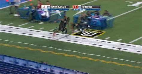 WATCH: Henry Ruggs III vs. John Ross in 40-yard dash