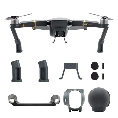 Fits For DJI Mavic Pro Drone 3 in 1 Accessories Kits, Landing Gear Leg Height Extender with ...