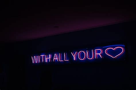 Neon Purple Aesthetic Wallpaper