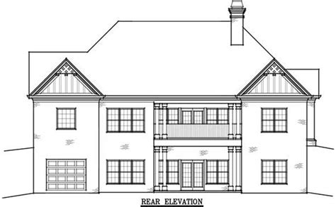 2 Story 4 bedroom brick house plan by Max Fulbright Designs