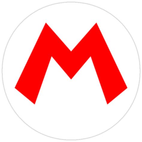 "Mario M" Stickers by SirRockalot | Redbubble