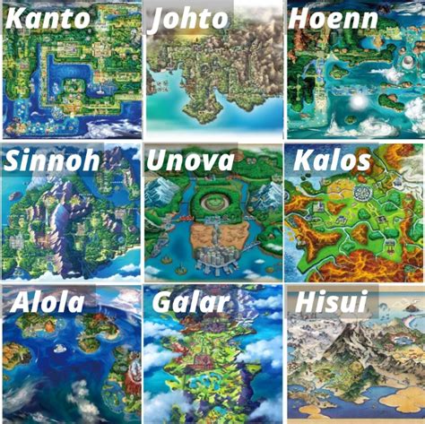 Regions | Pokémon Wiki | Fandom