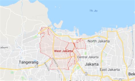 Peta Jakarta BARAT Lengkap (Google Map)