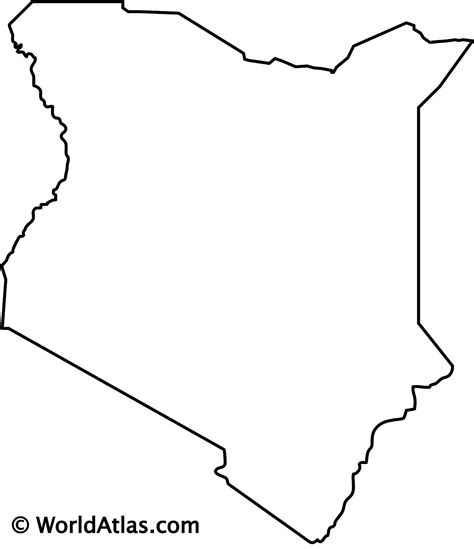 Kenya Map Clip Art