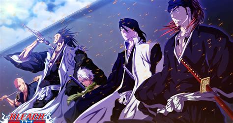 Bleach characters digital wallpaper, Bleach, Zaraki Kenpachi, Kuchiki Byakuya, Abarai Renji HD ...