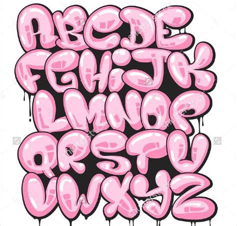 9+ Bubble Letter Alphabets - JPG Download | Graffiti, Letras graffiti, Letras de graffiti abecedario