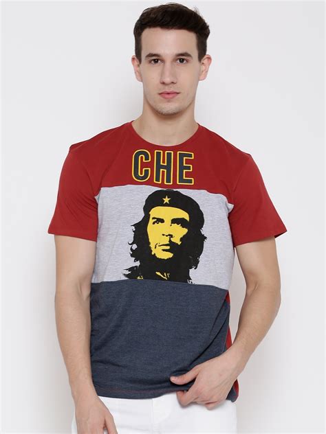 Buy Free Authority Men Red CHE GUEVARA Printed T Shirt - Tshirts for Men 1577866 | Myntra