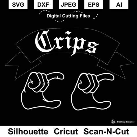 Crips Gang Sign SVG Cut File 2021 - Etsy