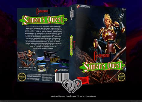 Viewing full size Castlevania 2: Simon's Quest box cover