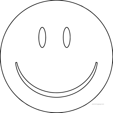 Face Smiley Face Happy Face Clip Art Coloring Page | Wecoloringpage.com