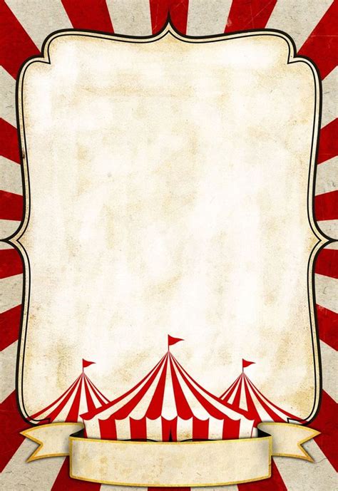 Blank Carnival Signs Printable