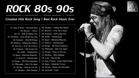 Greatest Hits 80s 90s Rock Playlist - Best Rock Songs Of 80s 90s - YouTube