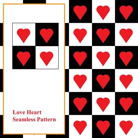 Love Heart Seamless Pattern 11541668 Vector Art at Vecteezy