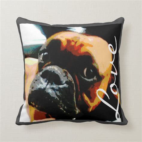 Boxer Dog Pillow | Zazzle.com