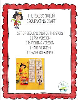 THE RECESS QUEEN ~ Book Units by Lynn