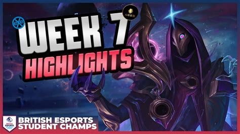 Week 7 League of Legends Highlights | British Esports Federation