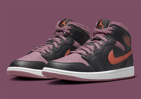 Air Jordan 1 Mid "Black/Sky J Mauve" FB9911-008 | SneakerNews.com