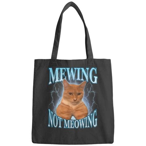 Funny Cat Meme Mewing Looksmax Meowing Cat Trend Gifts Bags sold by Mililvtchomat | SKU ...