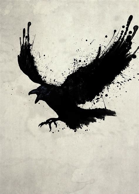 Raven Digital Art - Raven by Nicklas Gustafsson | Raven art, Raven tattoo, Body art tattoos