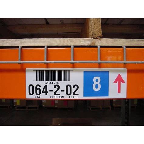 Warehouse Pallet Rack Labels – All Barcode Systems