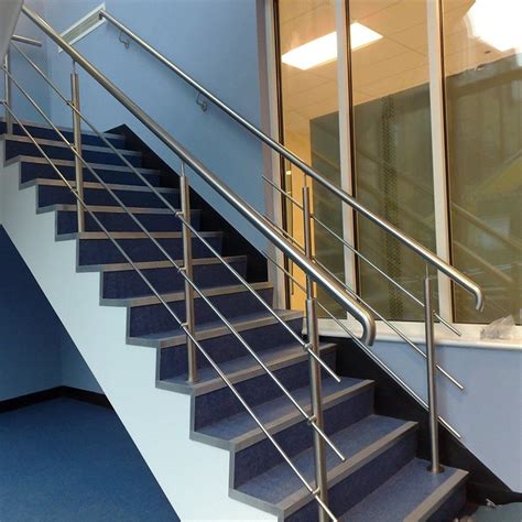 SS304 Solid Rod Stainless Steel Railing Design for Balcony / Stairs ...