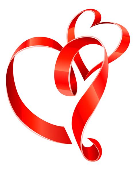 Heartshaped ribbon (25650) Free EPS Download / 4 Vector