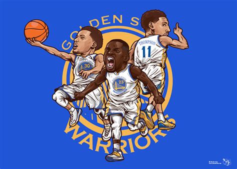 Golden State Warriors Big3 on Pantone Canvas Gallery