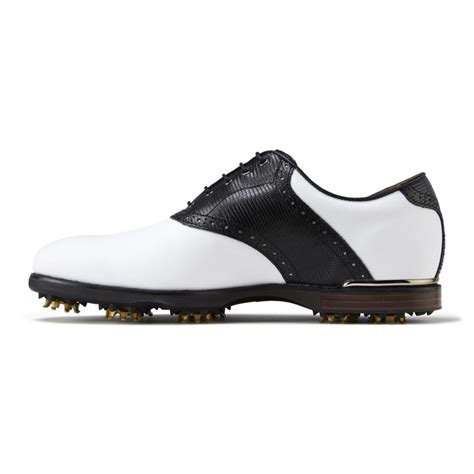 FootJoy FJ Icon Black Golf Shoes #52007 White/Black Lizard | Scottsdale ...