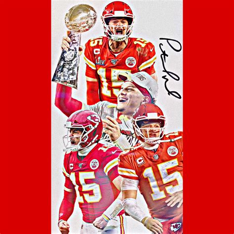 Patrick Mahomes Digital HD iPhone Wallpaper Kansas City Chiefs Super ...