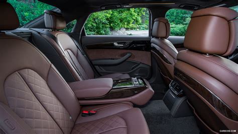 2015 Audi A8 (US-Spec) - Interior Rear Seats | Caricos