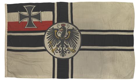 Imperial German naval ensign (1903-1921) | Royal Museums Greenwich