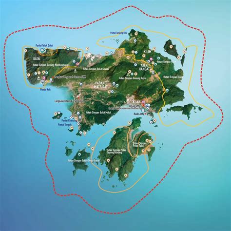 Langkawi Geopark Boundaries Map – Langkawi Geopark