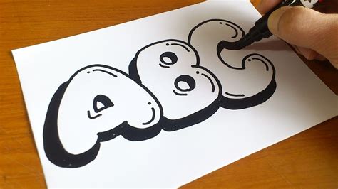 How To Draw Graffiti Letters For Beginners This tutorial shows the ...