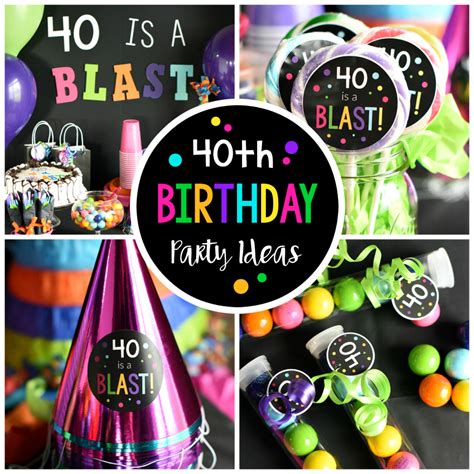 40th Birthday Party-Throw a 40 Is a Blast Party!