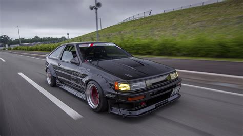 Toyota AE86 Toyota AE86 JDM Japanese Cars Drift Drift Missile Car Motion Blur Wallpaper ...