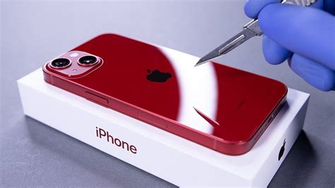 iPhone 13 Unboxing and Camera Test! (Product Red) - ASMR | iphone ประวัติ - Tranh Treo Tường Đà Nẵng