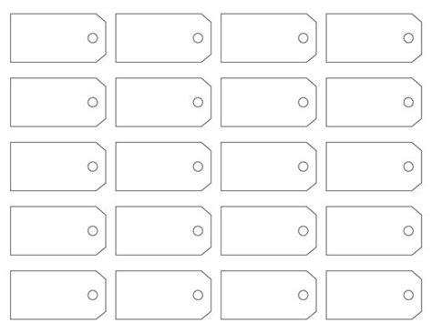 Price Tag Template Printable