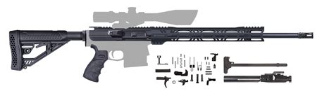 AR-10 Rifle Kit – 20″ / .308 / 1:10 / 15″ M-LOK Handguard / Bolt Carrier Group / Charging Handle ...