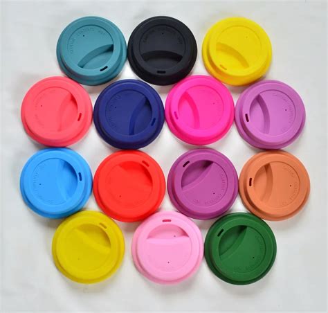 20pcs/lot silicone mugs lid for Ceramic cup,silicone cup lids for bamboo mugs, FDA coffee cup ...