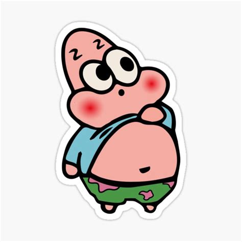 "Cute Patrick Star - Cute memes" Sticker for Sale by NaomyTeo | Redbubble