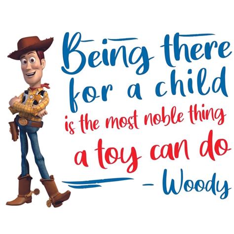 Being There For A Child Is The Most Noble Thing A Toy Can Do - 19" x 28" Vinyl Home Art Adhesive ...