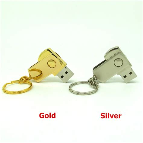 waterproof Stainless Steel usb flash drive disk key chain memory stick pendrive mini Pen drive ...